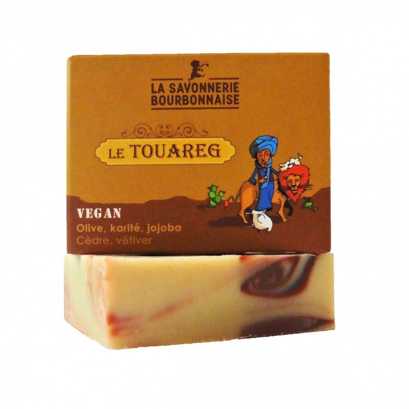 Savon de soin Le Touareg – jojoba et cèdre – végan - dès 3 ans--Savon-La Savonnerie Bourdonnaise-Nature For Kids-1