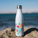 Gourde bouteille isotherme en inox - Corail - 500 ml--Gourde-Qwetch-Nature For Kids-1