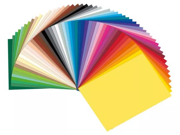 Papier carton couleurs à bricoler 300 g/m2 - 23 x 33 cm - 50 feuilles de couleurs assorties - dès 2 ans--Papeterie-Folia-Nature For Kids-1