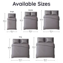 Housse de couette en bambou 135x200 différentes couleurs sur pré-commande