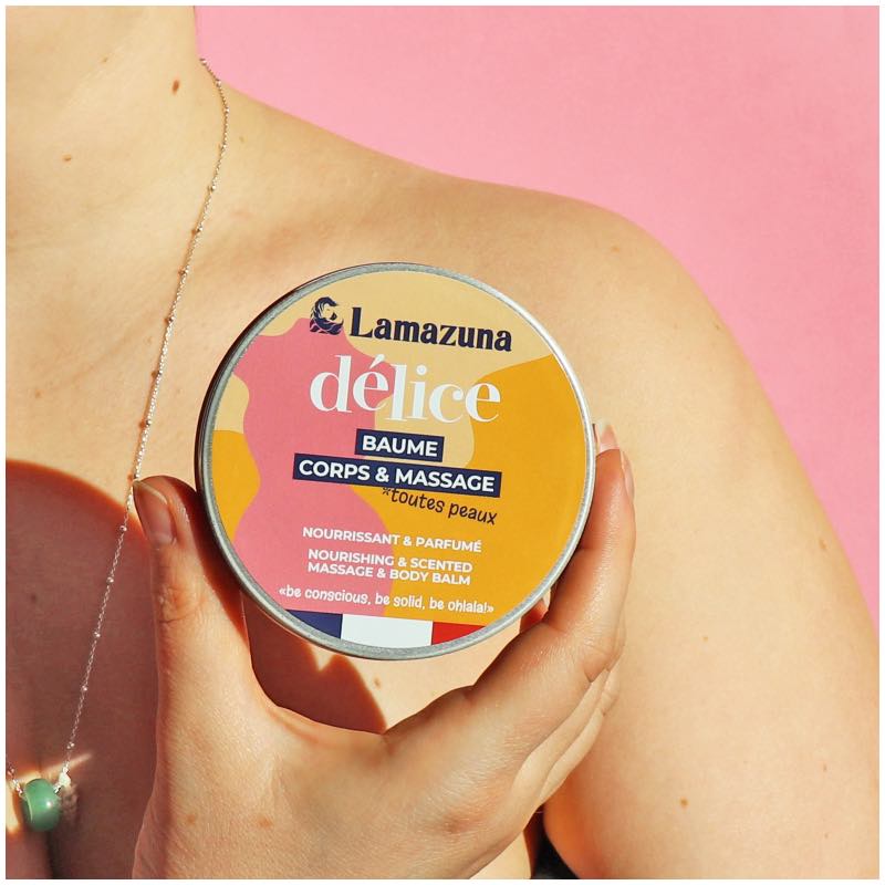 Baume délice corps & massage – dès la naissance - Soins hydratant - LAMAZUNA - Nature For Kids - 3