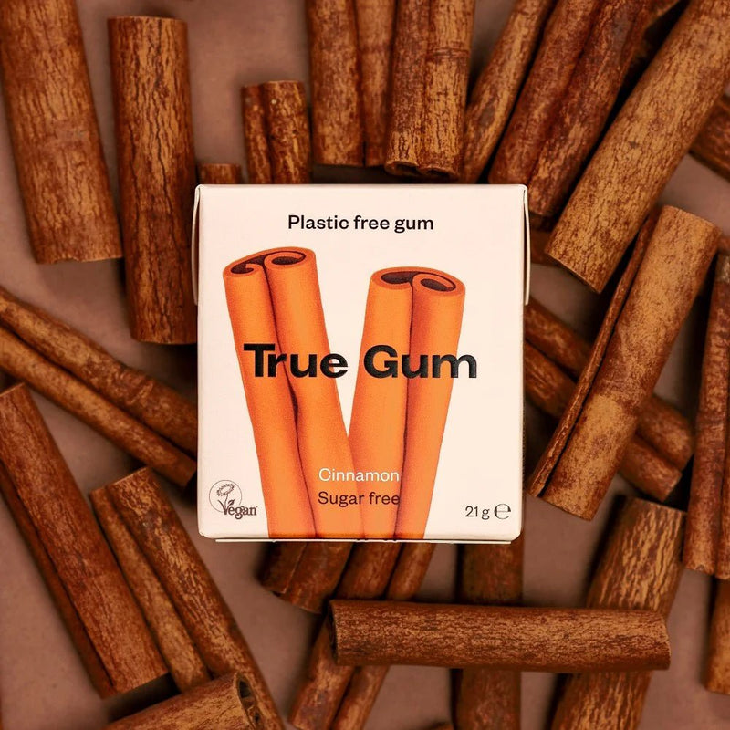 Boîte de Chewing - gum naturel vegan et sans plastique – Cannelle - Friandises - True Gum - Nature For Kids - 3