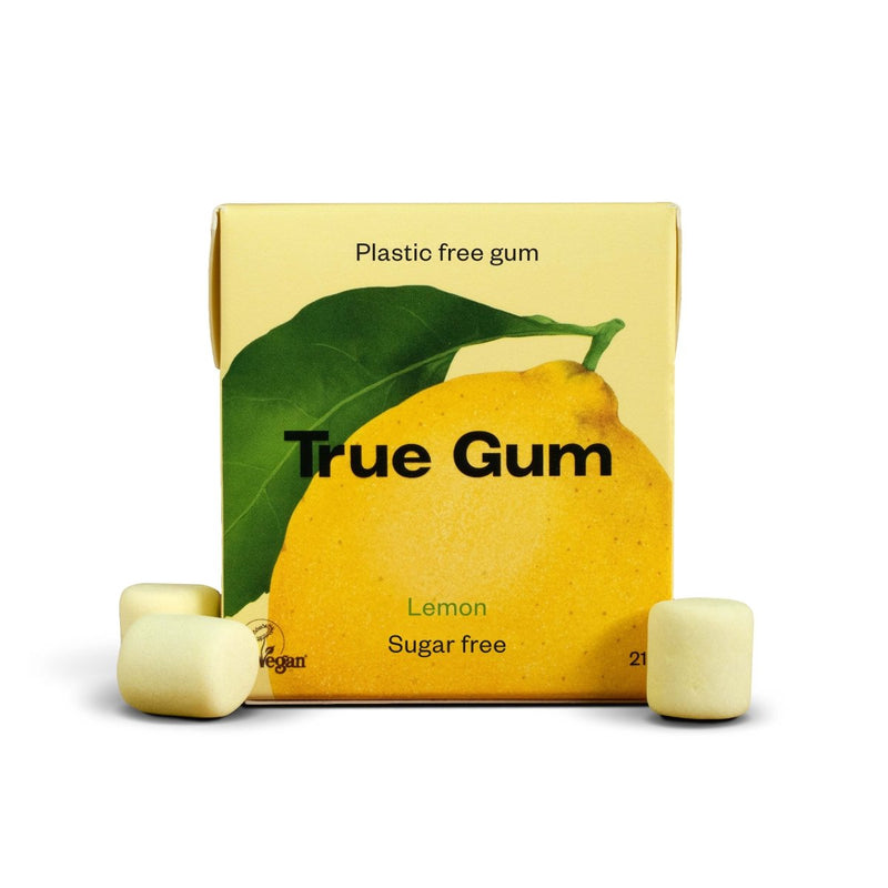 Boîte de Chewing - gum naturel vegan et sans plastique – Citron - Friandises - True Gum - Nature For Kids - 2
