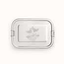 Boîtes à goûter / lunchbox gigognes en inox KIDDY - 500/180/70ml – à partir de 6 ans - Gravure "Renard" - KS2 - Boîte à lunch - GASPAJOE - Nature For Kids - 6