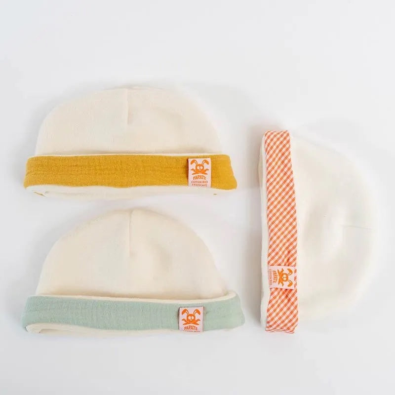 Organic cotton birth cap - TU - from birth