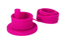 Bouchon sport et sa paille grand débit en silicone naturel pour biberon / gourde Pura - à partir de 18 mois - Rose - Biberon - Pura - Nature For Kids - 7
