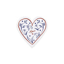 Cœur à planter, merci pour cette année - A6 - dès la naissance - Bleu & Rouge - Carte - Papier Fleur - Nature For Kids - 1