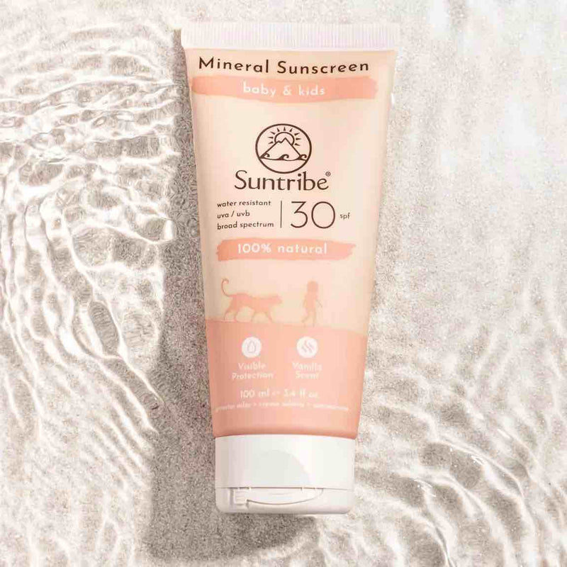 Crème Solaire Minérale Naturelle bébé & enfants – SPF 30 – 100ml - à partir de 6 mois - Protection solaire - Suntribe - Nature For Kids - 2