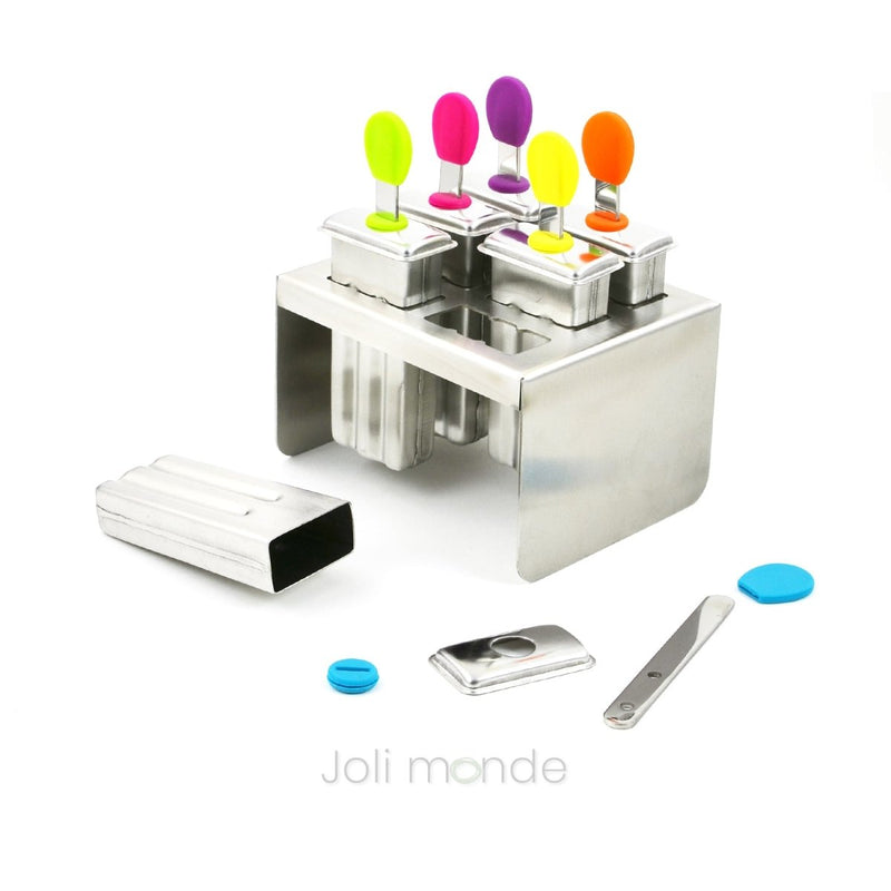Ensemble 6 moules à glaces inox MINI EXQUIMO 45ml - dès 2 ans - Vaisselle - Joli Monde - Nature For Kids - 5