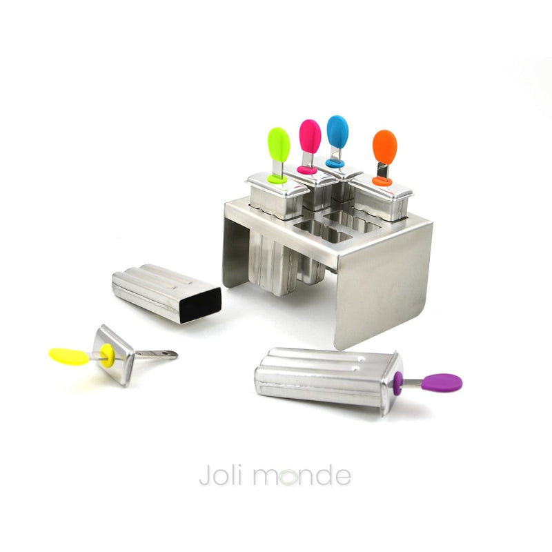 Ensemble 6 moules à glaces inox MINI EXQUIMO 45ml - dès 2 ans - Vaisselle - Joli Monde - Nature For Kids - 4