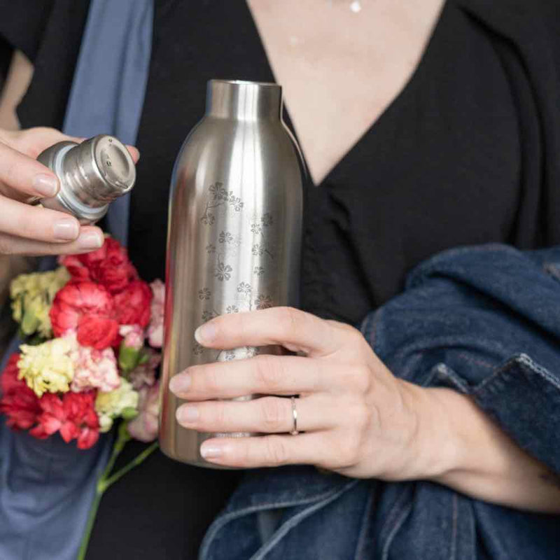 Gourde bouteille inox isotherme - HAPPY 500 ml – votre partenaire hydratation toute saison – dès 6 ans - Neutre - sans gravure - Gourde - GASPAJOE - Nature For Kids - 5