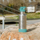 Gourde inox isotherme - Funky 500 ml – pour les enfants et plus – dès 4 ans - Oiseaux rose poudré - Gourde - GASPAJOE - Nature For Kids - 11