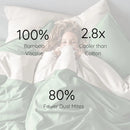 Housse de couette en bambou 200x200 différentes couleurs sur pré-commande-Blanc-Literie-Bambaw-Nature For Kids-2