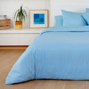 Housse de couette en bambou 200x200 différentes couleurs sur pré-commande-Blau Clair-Literie-Bambaw-Nature For Kids-24