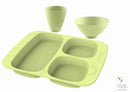 Kit Vaisselle enfant 100% naturel biosourcé – dès la naissance - Pistache - Vaisselle - Table et Nature - Nature For Kids - 3