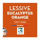 Lessive liquide concentré Tout linge ORANGE et EUCALYPTUS vrac - Nature & Progrès - 16 lavages/L - 1L - Vrac 1L - Lessive - Jean Bouteille - Nature For Kids - 1