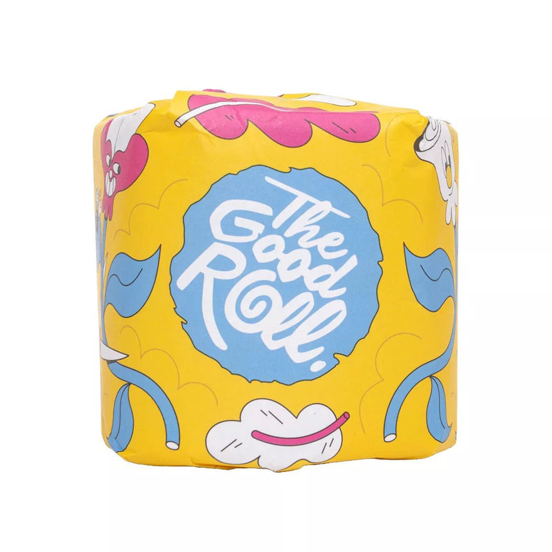 Papier toilette / WC – décor fun 3 Plis 250 f - 100% papier recyclé – dès la naissance-Boîte de 24 rouleaux décor FUN-Papier toilette-The Good Roll-Nature For Kids-21