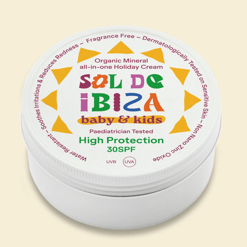 Protection Solaire Naturelle haute protection bébé & enfant - Bio & Vegan – SPF 30 UVA à large spectre – à partir de 3 mois - Protection solaire - Sol De Ibiza - Nature For Kids - 1