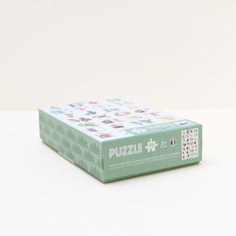 Puzzle enfant ABECEDAIRE – 70 pièces – dès 5 ans - puzzle - Coq en Pâte - Nature For Kids - 4