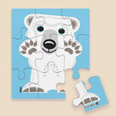 Puzzle Ours polaire – 9 pièces – dès 3 ans - Jeux sains et écologiques - Coq en Pâte - Nature For Kids - 2