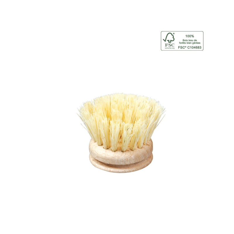 Recharge pour brosse vaisselle rechargeable fibres naturelles bois – dès 6 ans - Vaisselle - La droguerie écologique - Nature For Kids - 1
