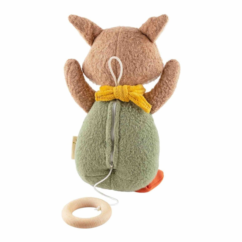 Renard musical green écolo 22 cm – 100% naturel - dès la naissance - Peluche musicale - Sigikid Green - Nature For Kids - 3