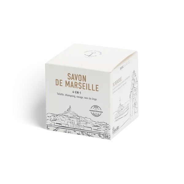Savon de Marseille Olive 72% - 300 g – Ecocert – dès la naissance--Savon-La Corvette-Nature For Kids-1