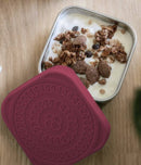 Snacky – La boîte à collation en acier inoxydable de 180 ml – à partir de 4 ans - Grande Framboise - SGF - Boîte à lunch - Gaspajoe - Nature For Kids - 12