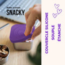 Snacky – La boîte à collation en acier inoxydable de 180 ml – à partir de 4 ans - Grande Framboise - SGF - Boîte à lunch - Gaspajoe - Nature For Kids - 13
