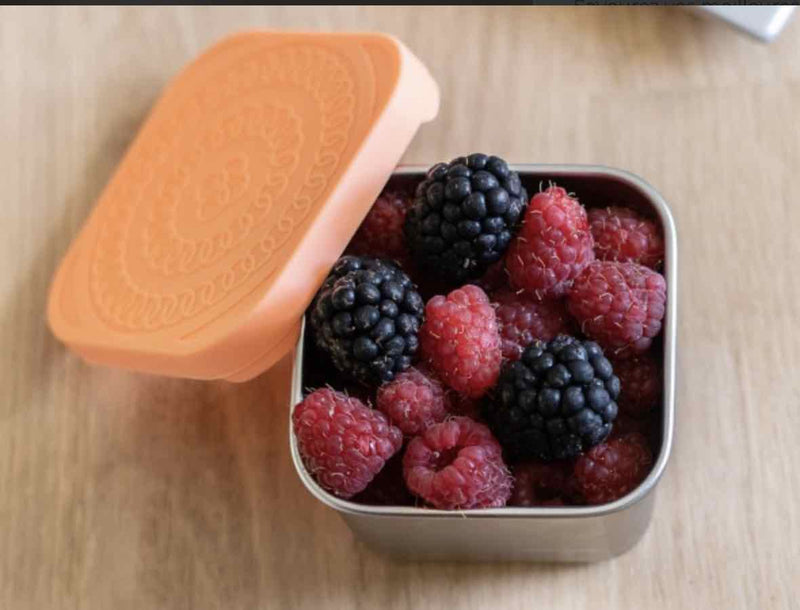 Snacky – La boîte à collation en acier inoxydable de 180 ml – à partir de 4 ans - Grande Framboise - SGF - Boîte à lunch - Gaspajoe - Nature For Kids - 11