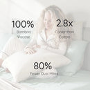 Taies d’oreiller en bambou (lot de 2) 40x80 différentes couleurs sur pré-commande-Blanc-Literie-Bambaw-Nature For Kids-3