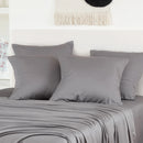 Taies d’oreiller en bambou (lot de 2) 40x80 différentes couleurs sur pré-commande-Gris Foncé-Literie-Bambaw-Nature For Kids-17