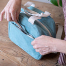 ZAK le sac – Sac lunch isotherme en velours à bandoulière sur pré-commande-Couleur Caraïbes-Sac à lunch-GASPAJOE-Nature For Kids-8