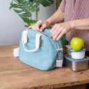 ZAK le sac – Sac lunch isotherme en velours à bandoulière sur pré-commande-Couleur Caraïbes-Sac à lunch-GASPAJOE-Nature For Kids-3