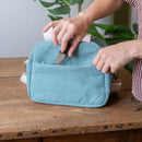 ZAK le sac – Sac lunch isotherme en velours à bandoulière sur pré-commande-Couleur Caraïbes-Sac à lunch-GASPAJOE-Nature For Kids-9