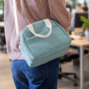 ZAK le sac – Sac lunch isotherme en velours à bandoulière sur pré-commande-Couleur Caraïbes-Sac à lunch-GASPAJOE-Nature For Kids-5