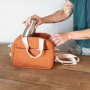 ZAK le sac – Sac lunch isotherme en velours à bandoulière sur pré-commande-Couleur Caraïbes-Sac à lunch-GASPAJOE-Nature For Kids-13