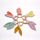 Anneau de dentition en hêtre et Coton Bio-Miel - en édition limitée-Anneaux de dentition-Papate-Nature For Kids-1