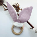 Anneau de dentition en hêtre et Coton Bio-Rose-Anneaux de dentition-Papate-Nature For Kids-5