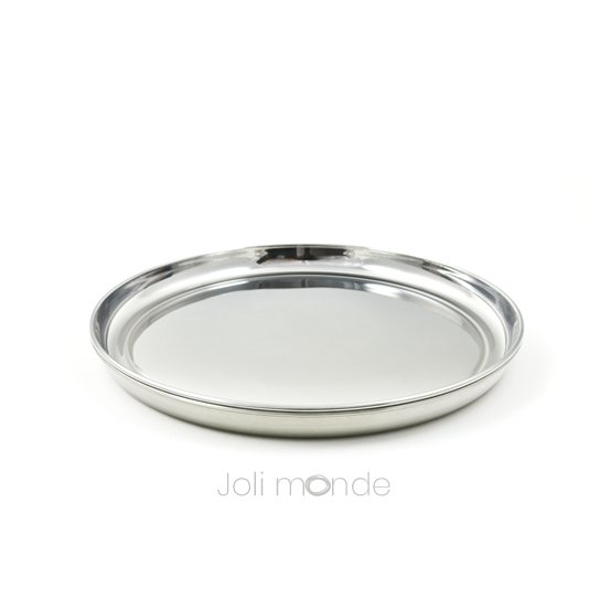 Assiette 100% INOX - Vrac-Grande - 26,5 x 21,5 x 2cm-Vaisselle-Joli Monde-Nature For Kids-6