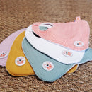 Bavoir en Coton Bio - 23,5 x 28 cm-Lime (en rupture chez l'artisan, mais dispo chez Nature for kids)-Bavoir-Papate-Nature For Kids-1