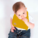 Bavoir en Coton Bio - 23,5 x 28 cm-Miel-Bavoir-Papate-Nature For Kids-11