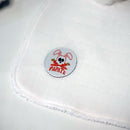 Bavoir en Coton Bio - 23,5 x 28 cm-Vichy orange-Bavoir-Papate-Nature For Kids-7