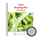 Bloc collège A4 a spirales métal - carreaux 5x5 mm - 80 feuilles 70g--Papeterie-Memo-Nature For Kids-1