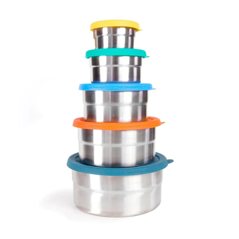 Blue Water - Seal cup mini - Boîte étanche en INOX de 100 ml - à partir de 3 ans--Bento-ECOlunchbox-Nature For Kids-6
