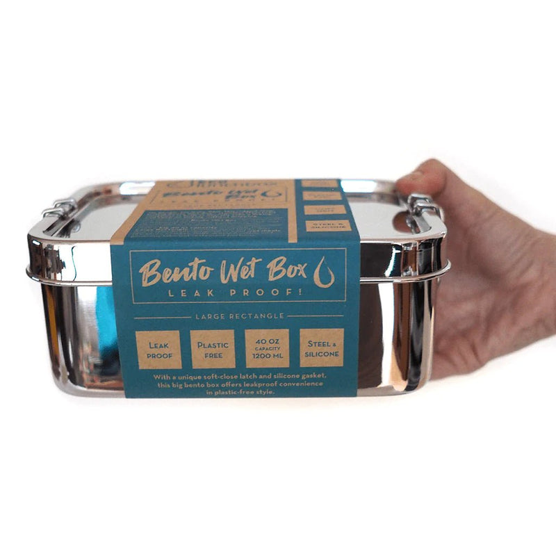 Boîte à lunch / Bento rectangulaire étanche en acier inoxydable de 1200 ml – à partir de 5 ans--Boîte à lunch-ECOlunchbox-Nature For Kids-4