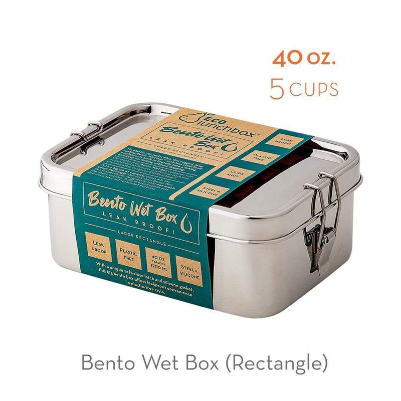 Boîte à lunch / Bento rectangulaire étanche en acier inoxydable de 1200 ml – à partir de 5 ans--Boîte à lunch-ECOlunchbox-Nature For Kids-3