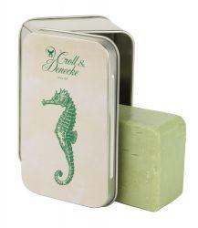 Boîte à savon en fer blanc, vide - à partir de 6 mois-Hyppocampe-Accessoires de soin-Croll & Denecke-Nature For Kids-1