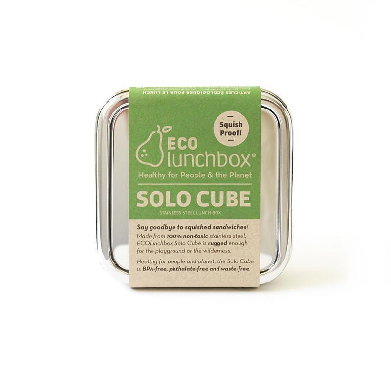 Boîte à tartines "Solo Cube" en INOX - 600ml - à partir de 3 ans--Boîte à lunch-ECOlunchbox-Nature For Kids-3