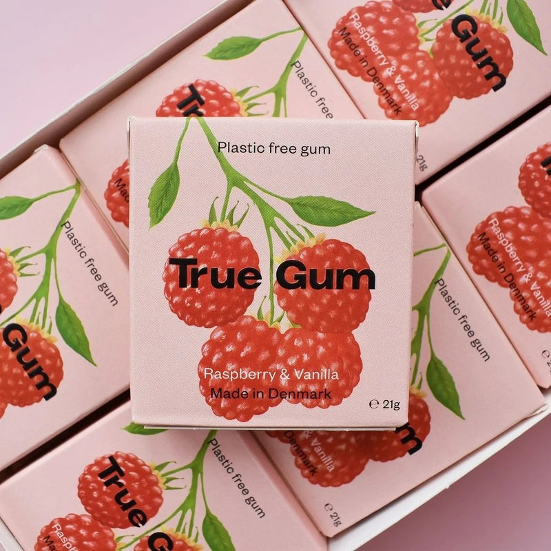 Boîte de Chewing-gum naturel et sans plastique – framboise & vanille--Friandises-True Gum-Nature For Kids-4